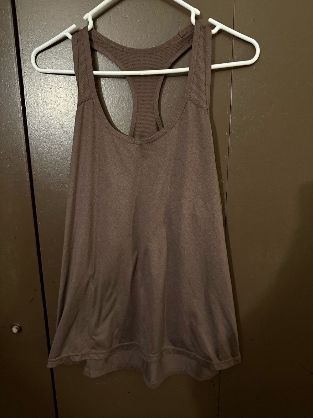 Xersion Brown Racerback Tank Top